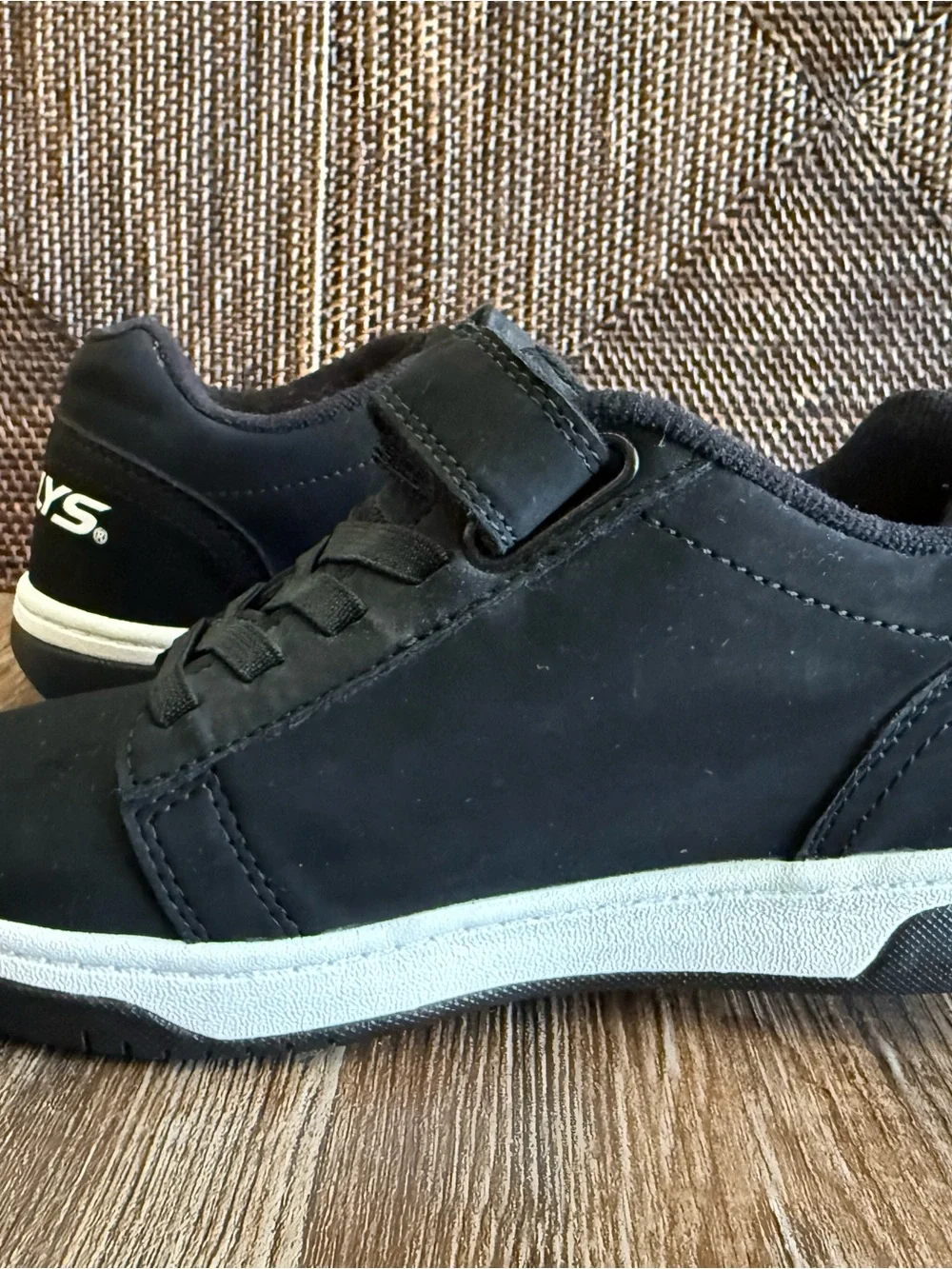 HEELYS DUAL UP X2 HOOK & LOOP FASTENER SKATE SHOES Youth Size 2